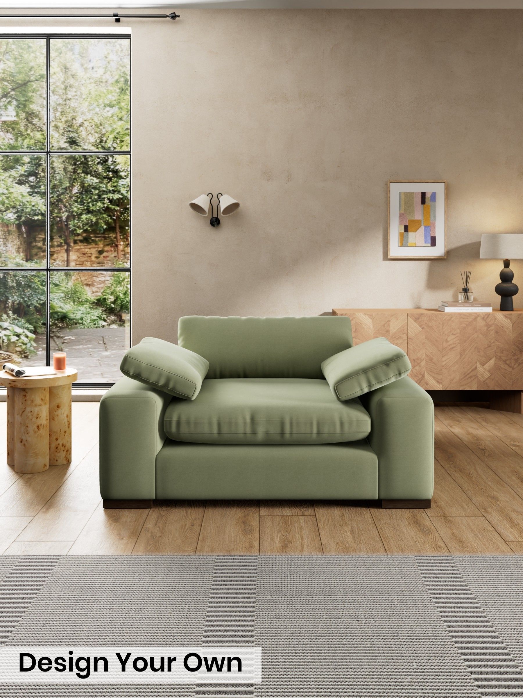 Cotton Velvet Blend/Sage Green - Melbourne By Made
