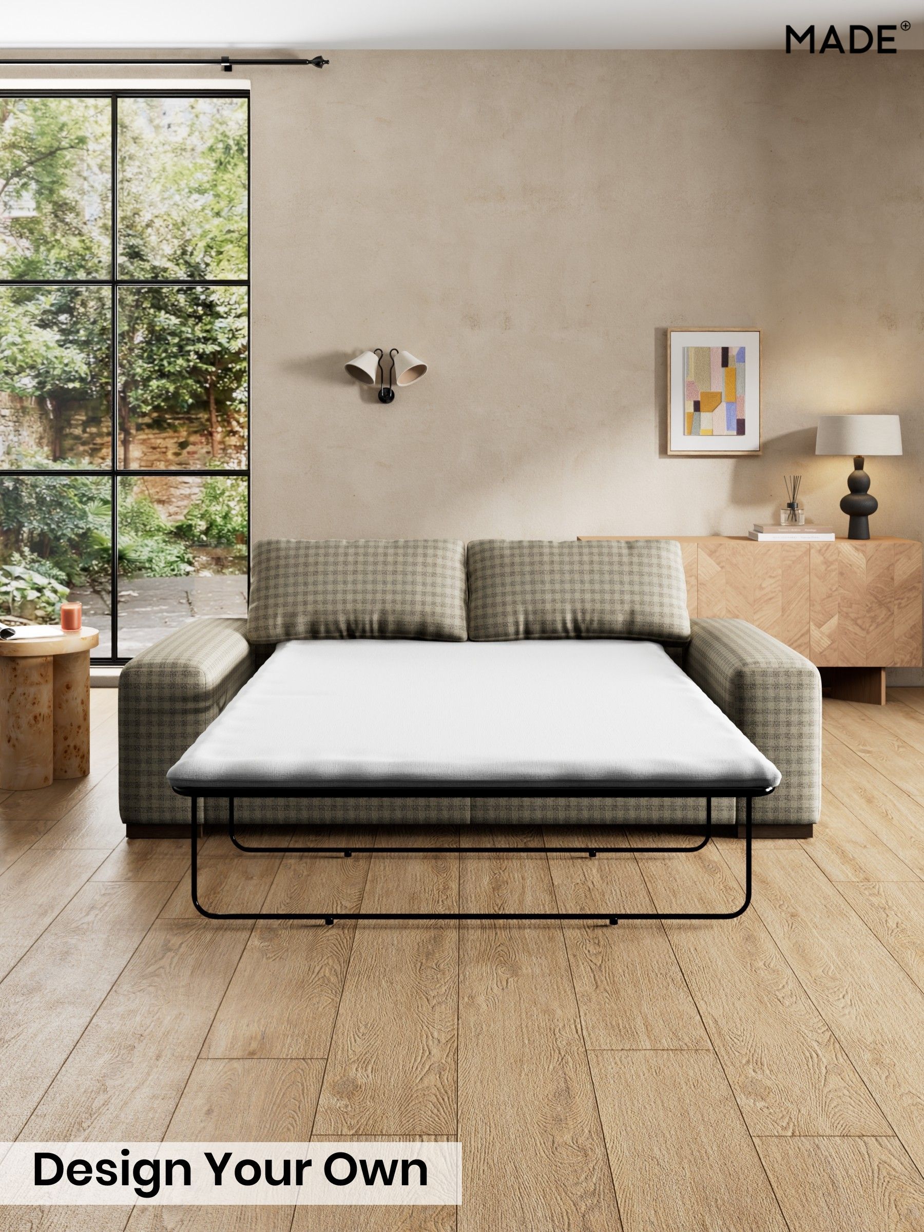 Declan Check/Natural and Black - Melbourne By Made