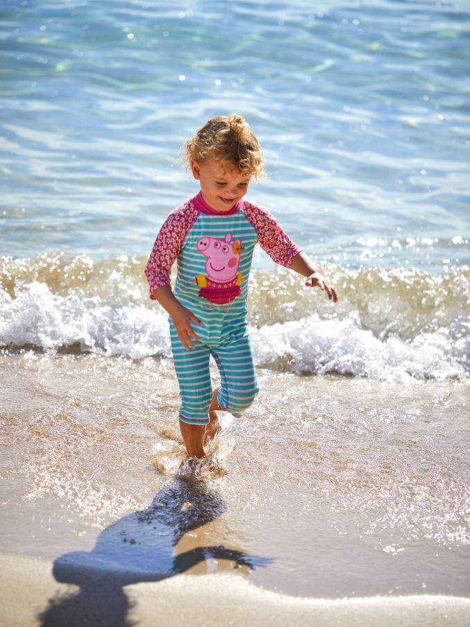 Pink Peppa Pig UPF 50 1-Piece Sun Protection Suit (Q88280) | £26