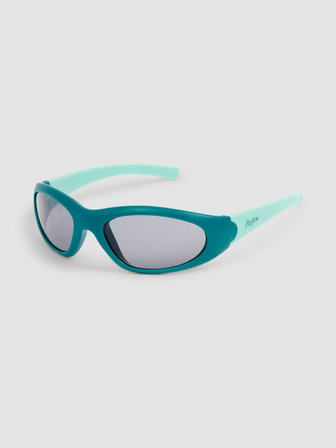 Teal Colour Block Sunglasses (Q88294) | £4