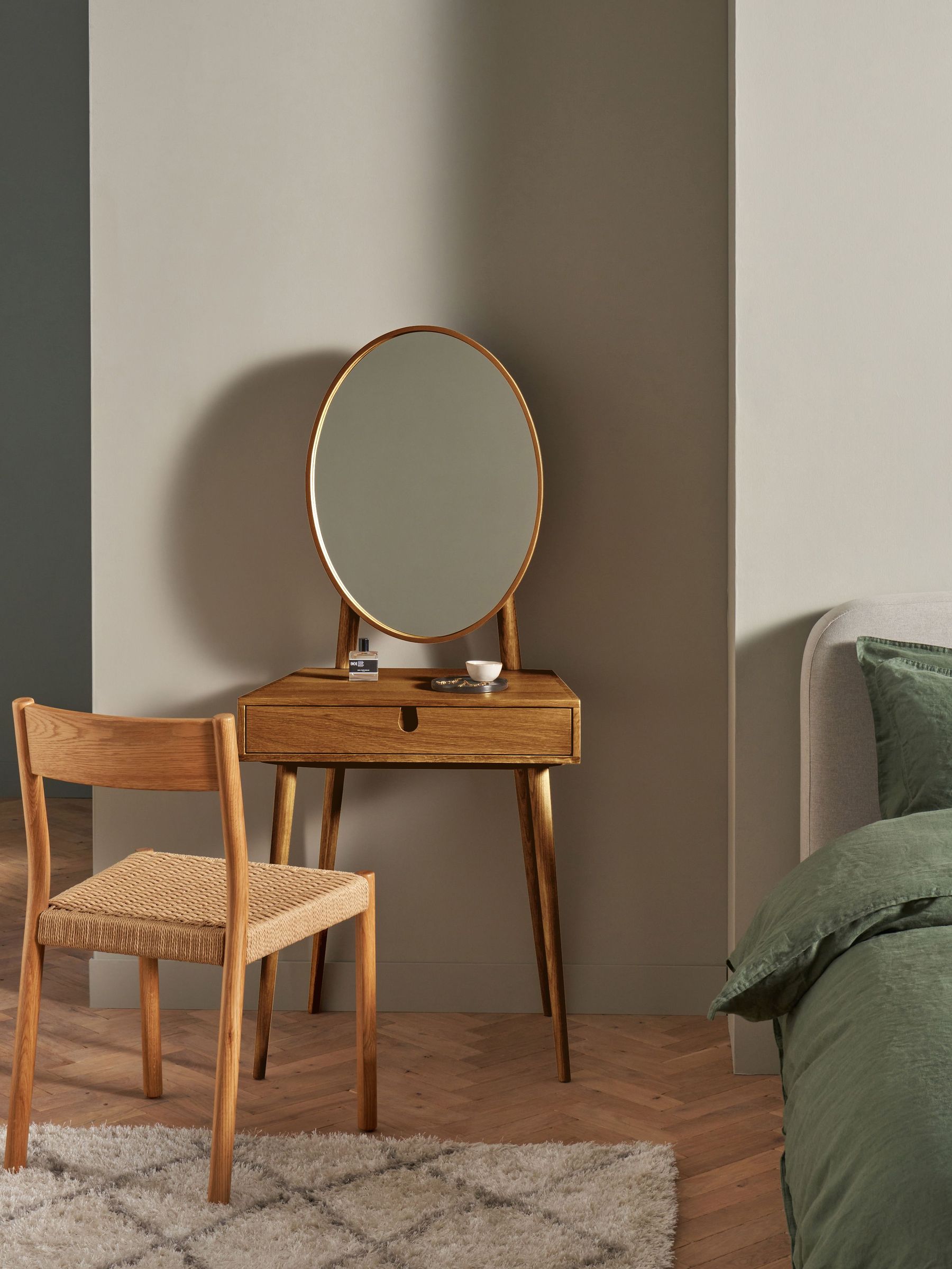 Penn Console Dressing Table in Dark Oak (Q88539) | £499