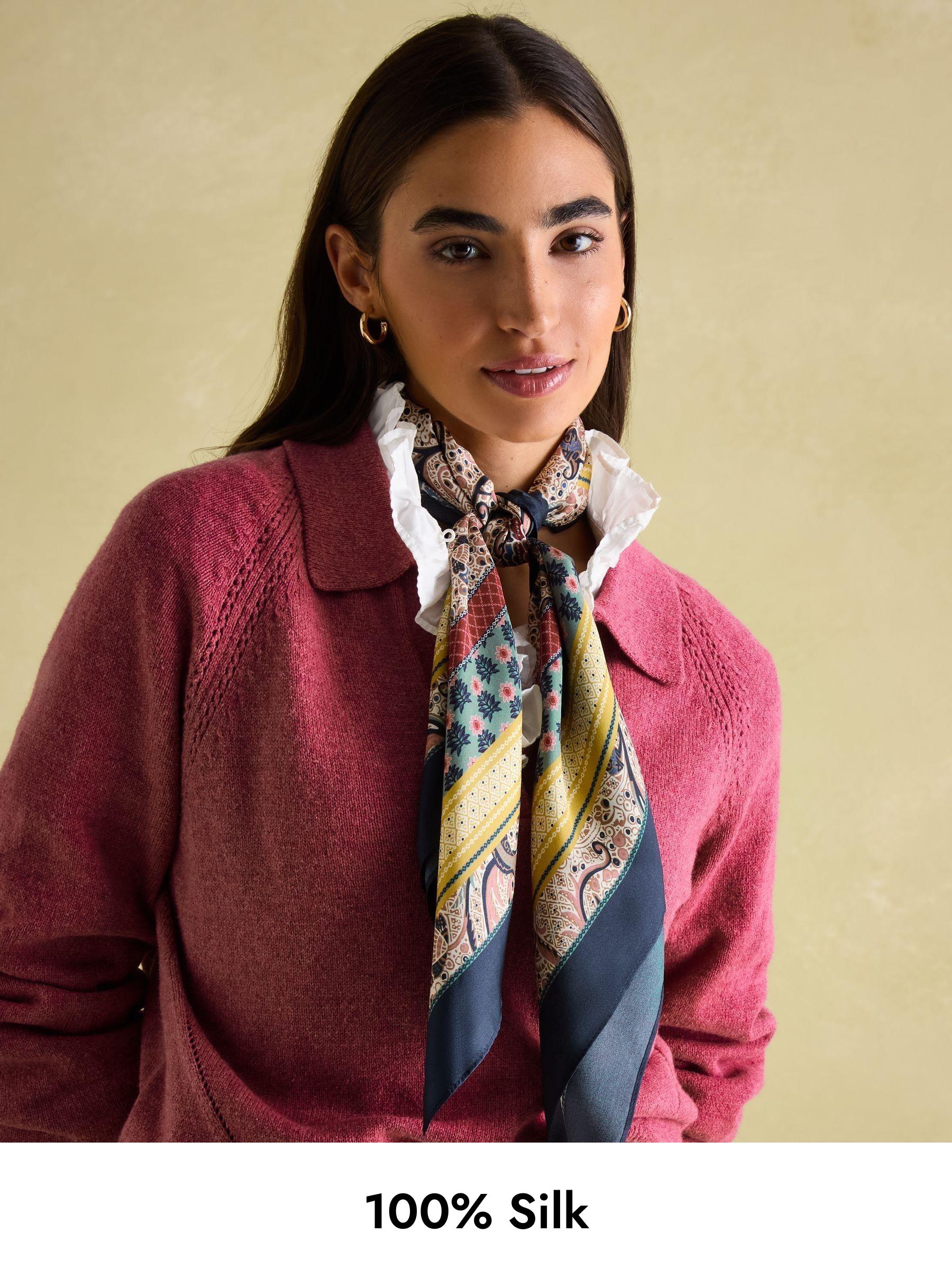 Bloomfield Multi Square Silk Scarf (Q88598) | £23