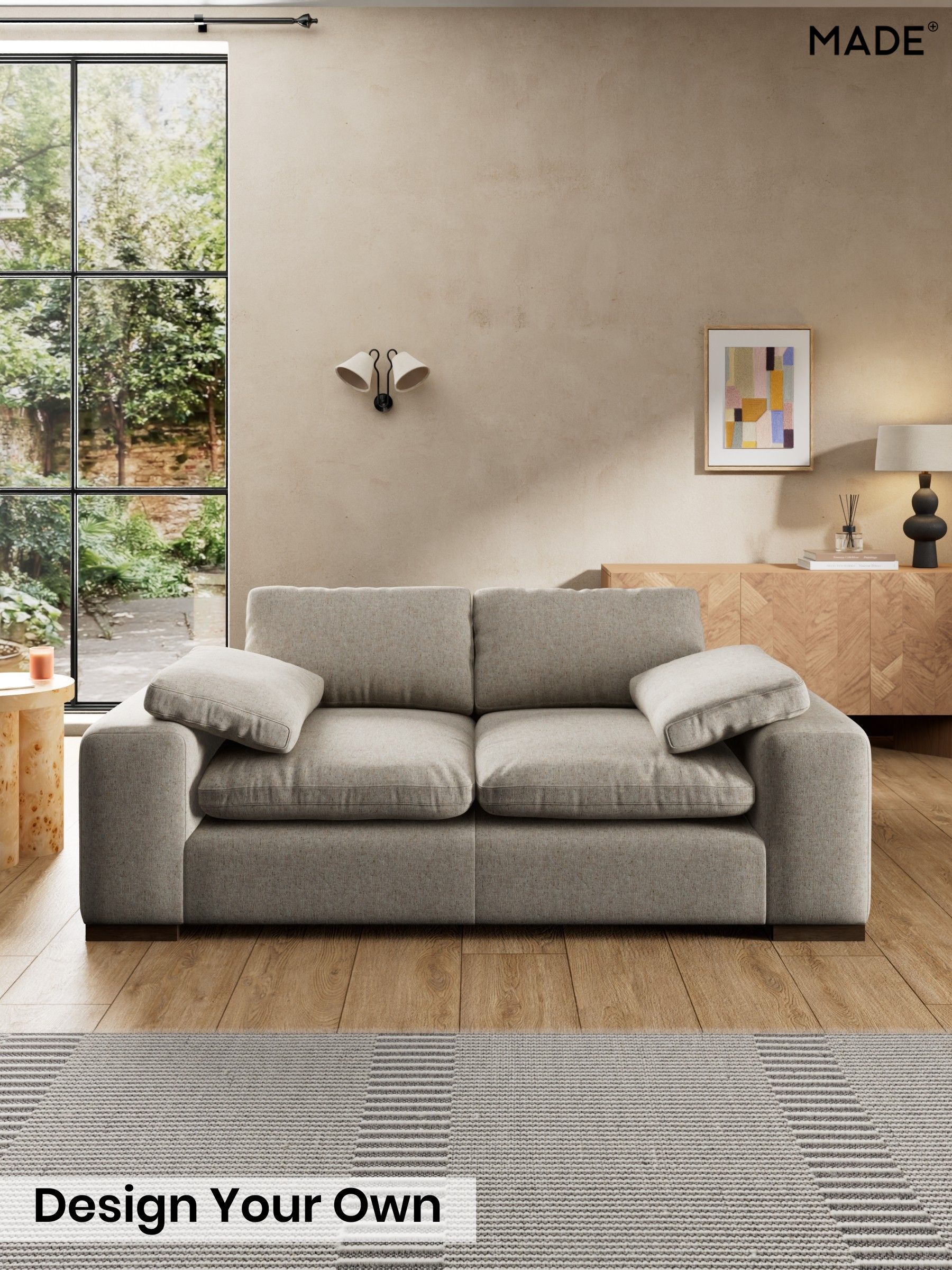 Woven Fleck/Natural - Melbourne Luxe By Made