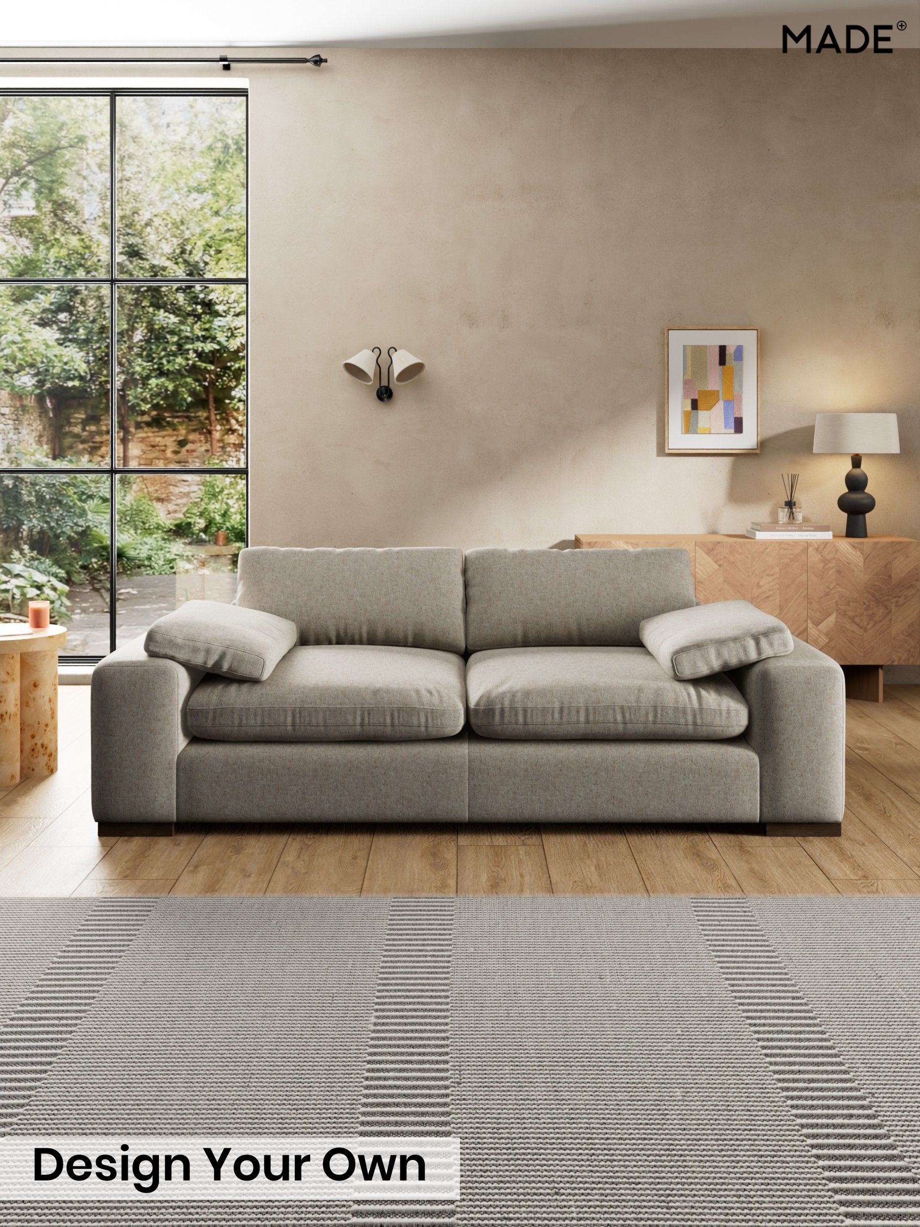 Woven Fleck/Natural - Melbourne Luxe By Made