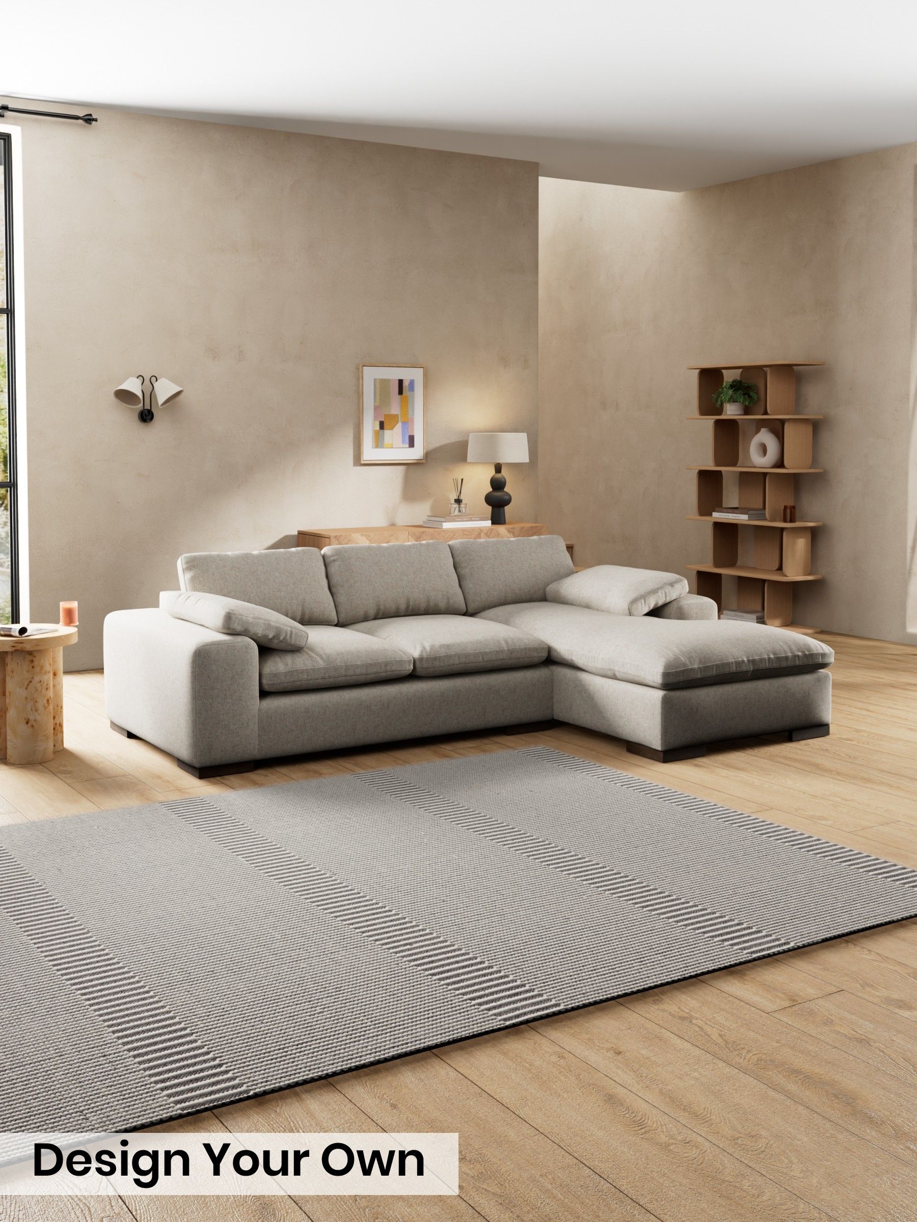 Woven Fleck/Natural - Melbourne Luxe By Made