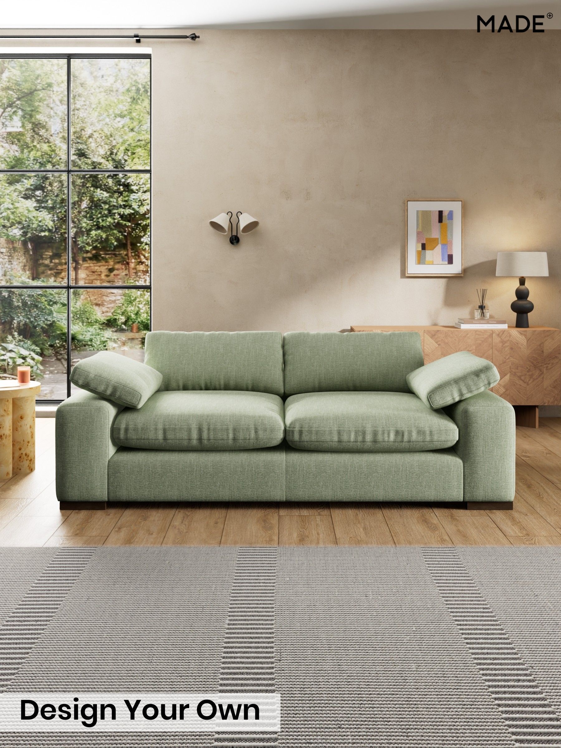 Woven Fleck/Sage Green - Melbourne By Made