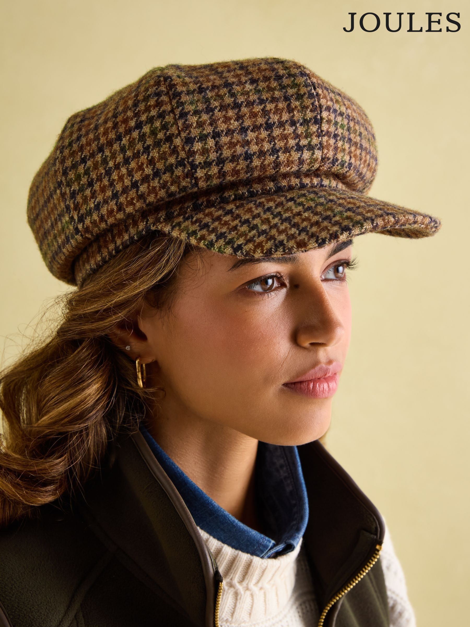Elvaston Neutral Baker Boy Hat (Q88936) | £35