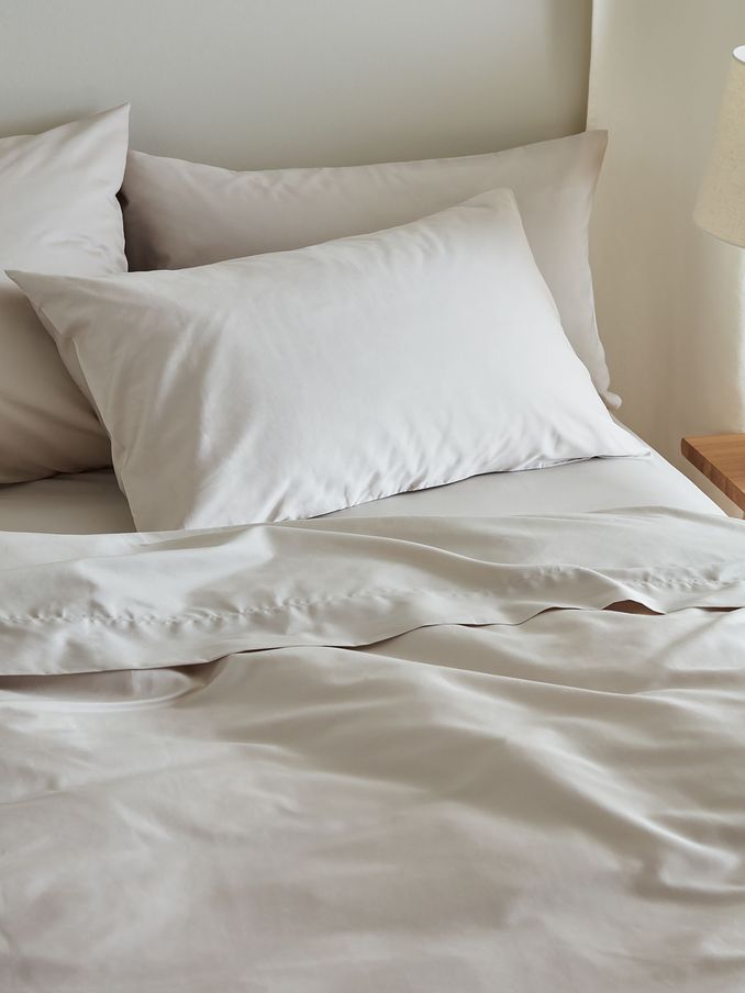 Bedfolk Natural Luxe Cotton Duvet Cover (Q91277) | £129 - £169