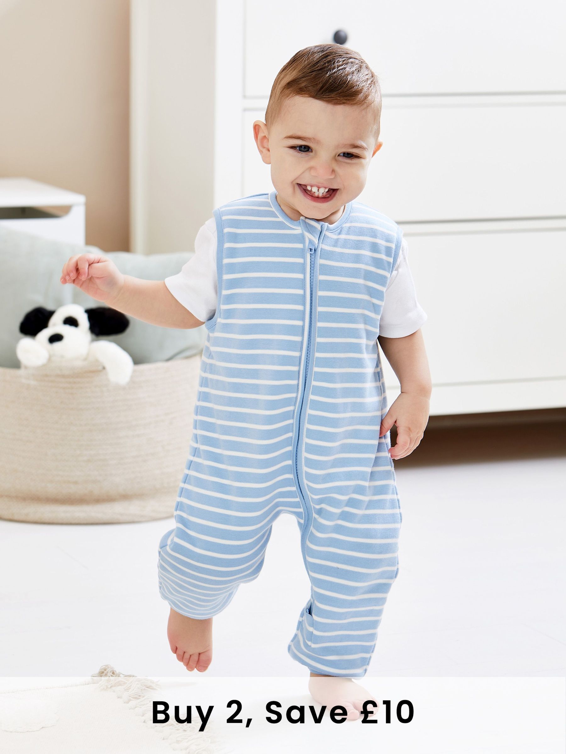 Blue Stripe 1.5 Tog Sleep Snuggler (Q93358) | £34