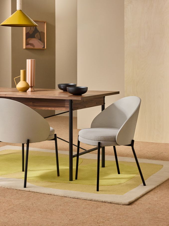 Set of 2 Talia Dining Chairs in Grey (Q94530) | £329