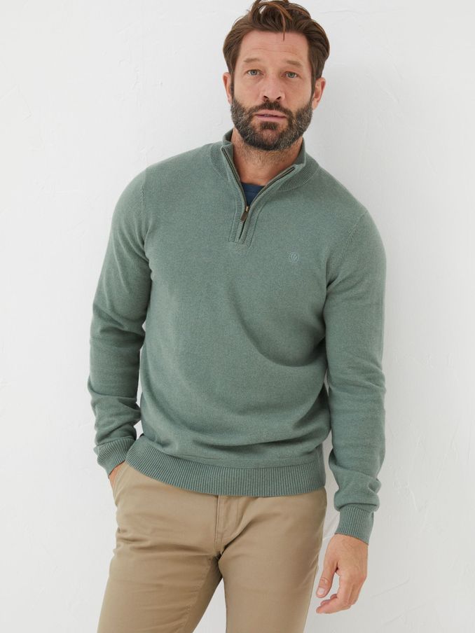 Braunton Green Half Neck Jumper (Q97495) | £28