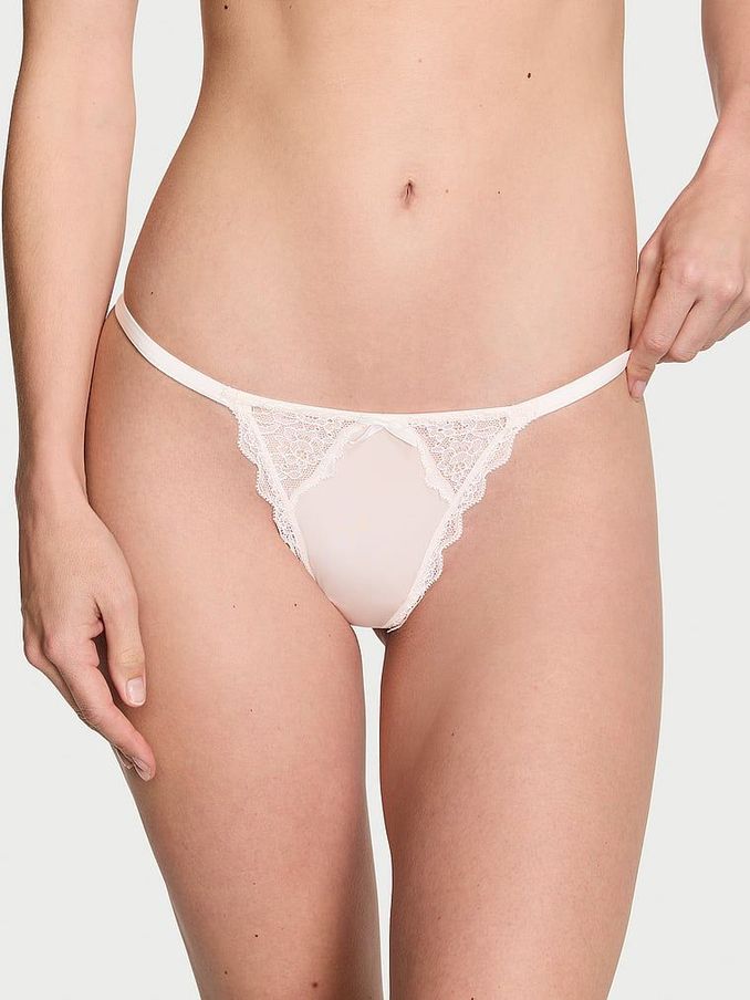 Coconut White G String Knickers (Q97959) | £6