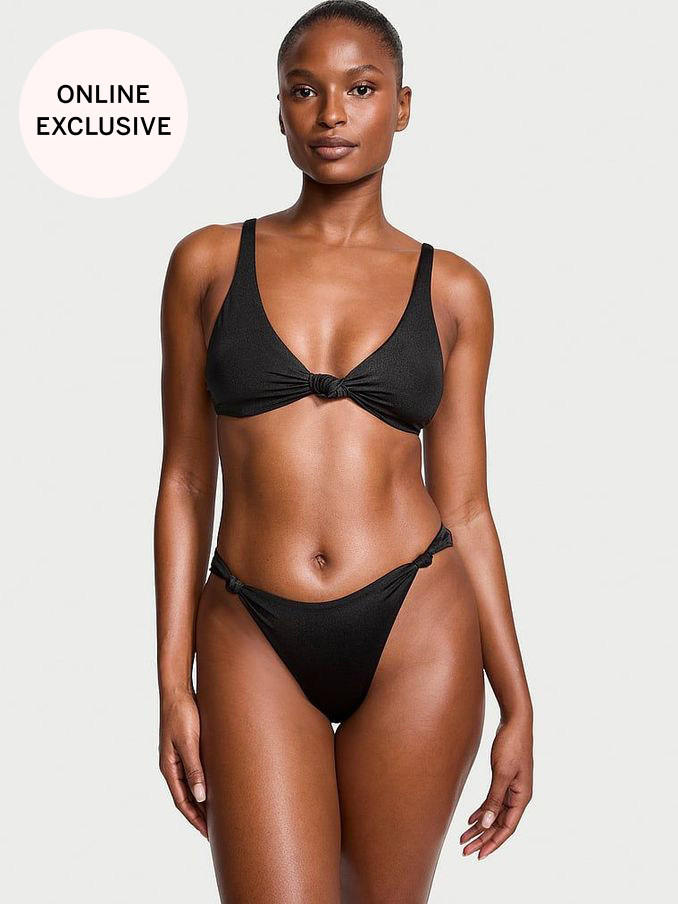 Nero Black High Leg Swim Bikini Bottom (Q97981) | £12