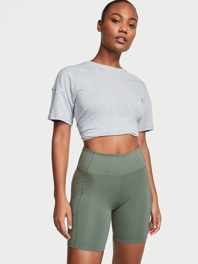 Faded Sage Green VS Essential Pocket Bike Short (Q97995) | £10