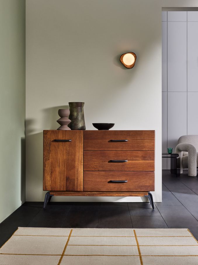 Lucien Small Sideboard in Dark Mango Wood (Q98639) | £899