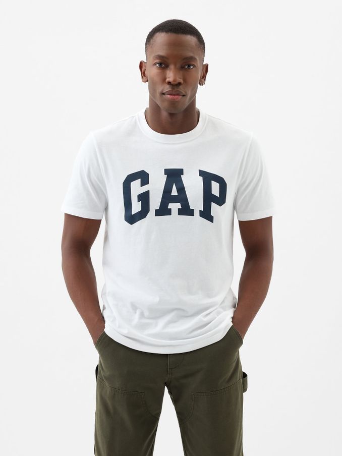 White Everyday Logo 100% Cotton Crew Neck Short Sleeve T-Shirt (Q99712) | £14