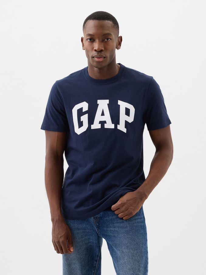 Navy Blue Everyday Logo 100% Cotton Crew Neck Short Sleeve T-Shirt (Q99735) | £14