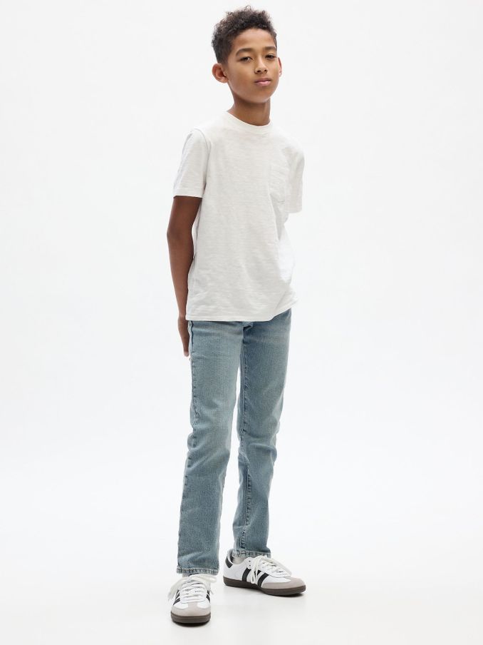 Light Wash Blue Slim Fit Jeans (5-13yrs) (Q99742) | £25