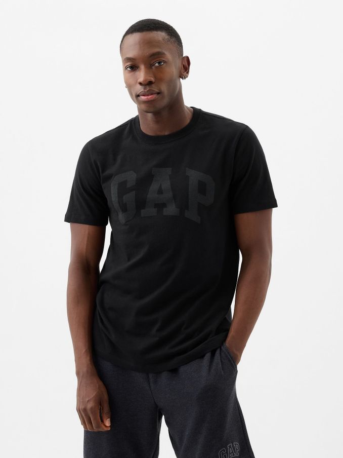 Black Everyday Logo 100% Cotton Crew Neck Short Sleeve T-Shirt (Q99758) | £14