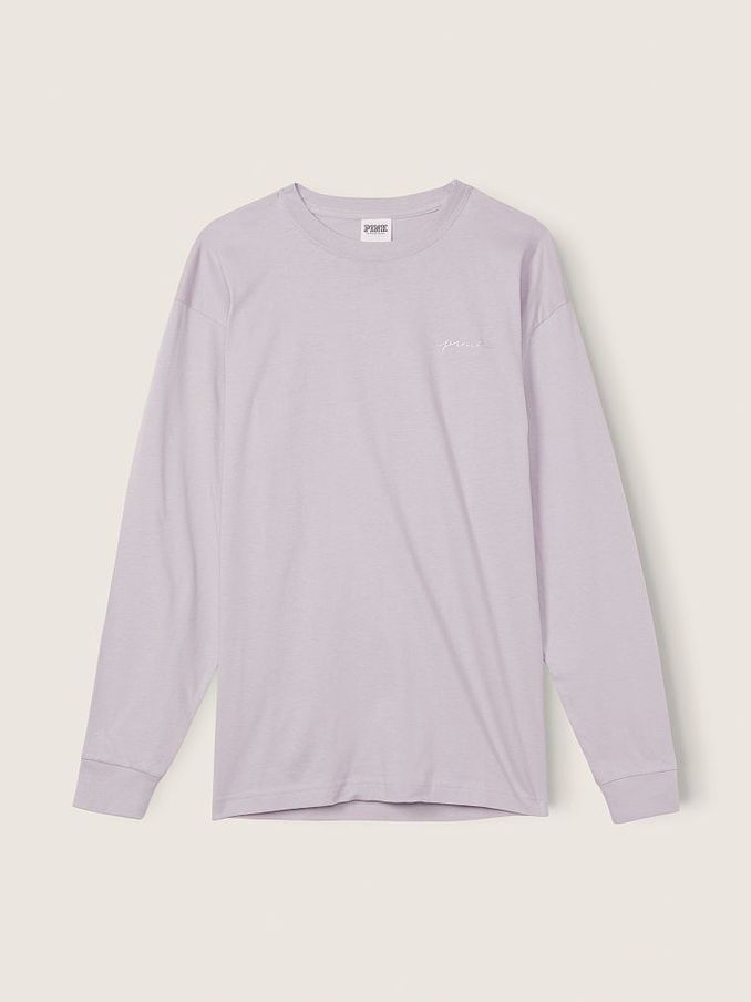Mist Purple Long Sleeve T-Shirt (QZ1005) | £7