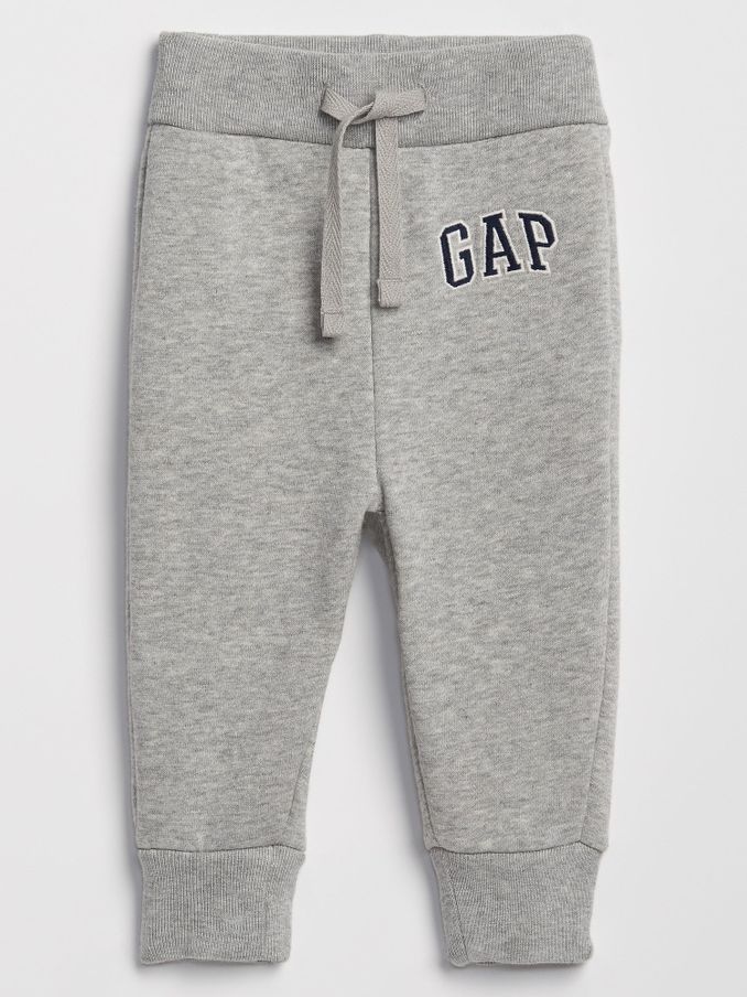 Grey Logo Pull On Fleece-Lined Joggers (Newborn-5yrs) (R04836) | £15