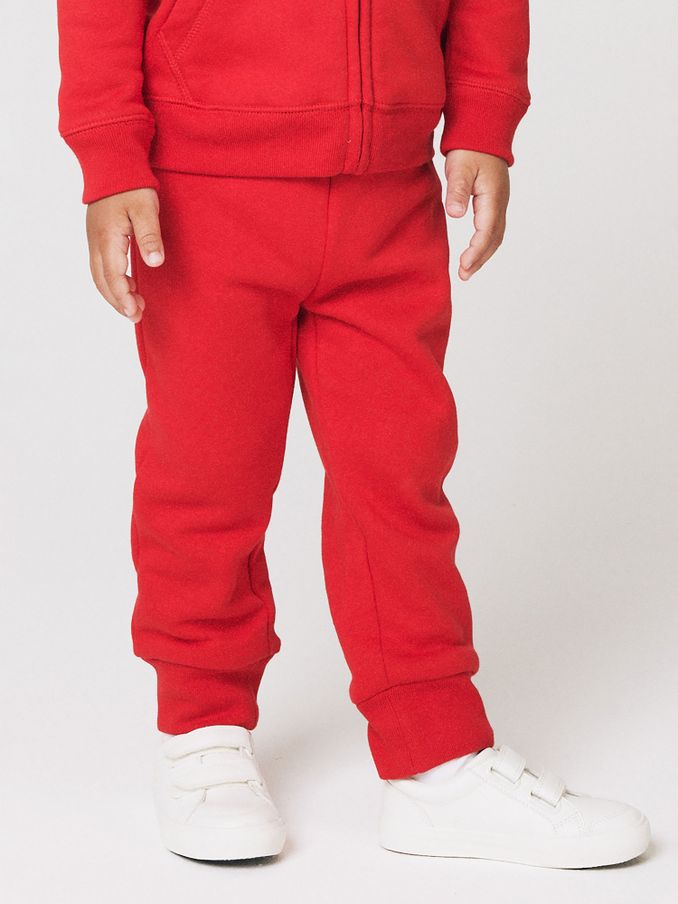 Red Logo Pull On Fleece-Lined Joggers (Newborn-5yrs) (R04837) | £15