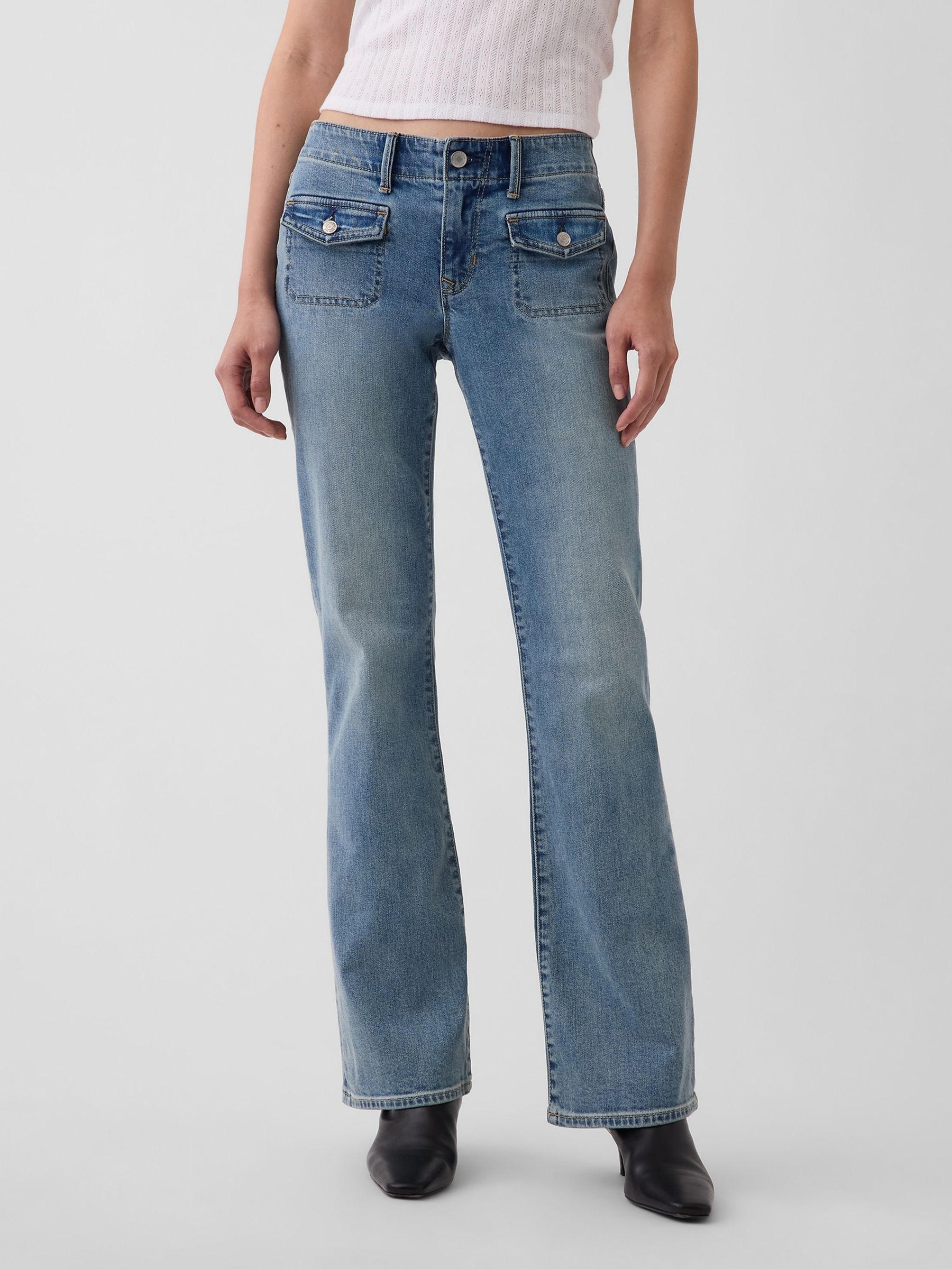 Light Wash - Low Rise Long And Lean Jeans