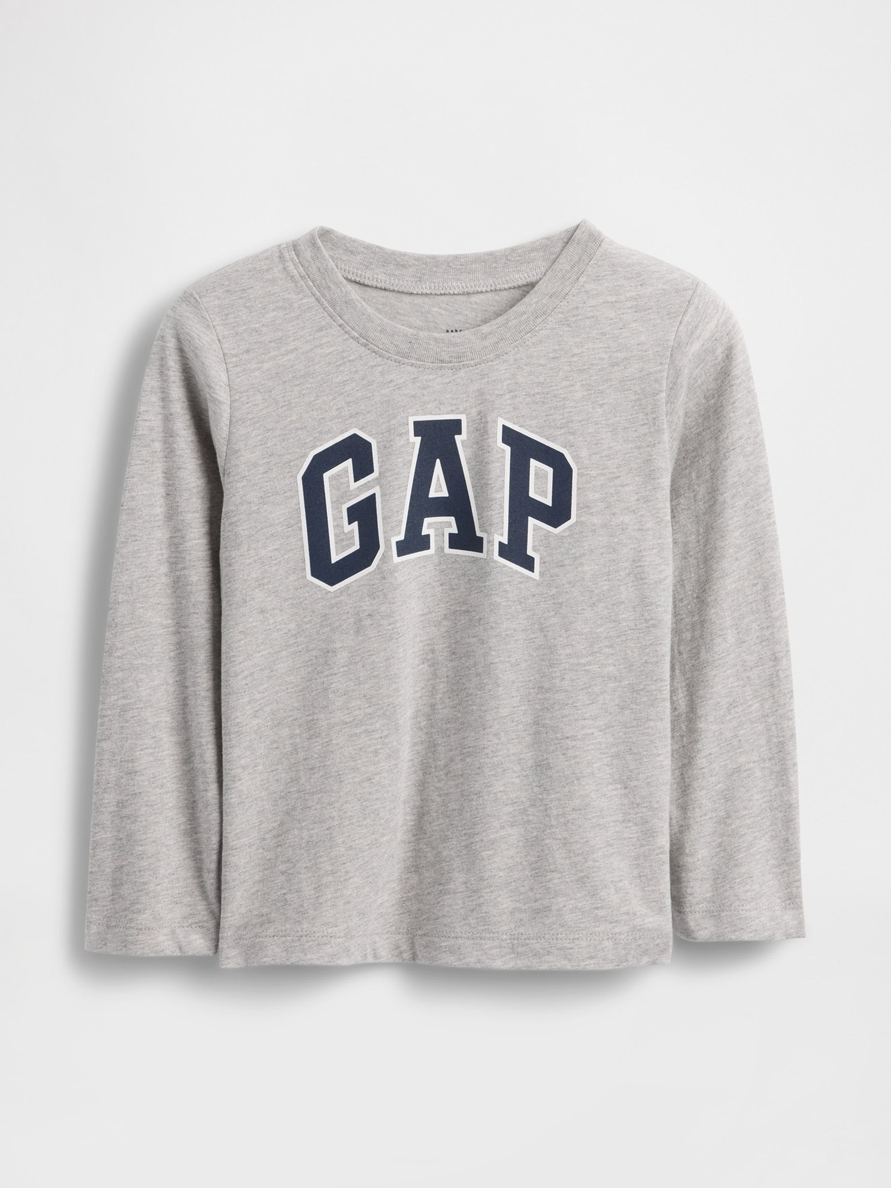 Grey - Logo Long Sleeve T-shirt