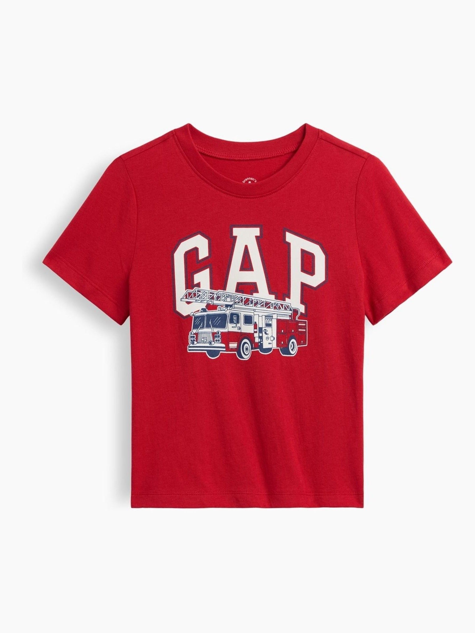 Red Fire Engine - Graphic Short Sleeve T-shirt