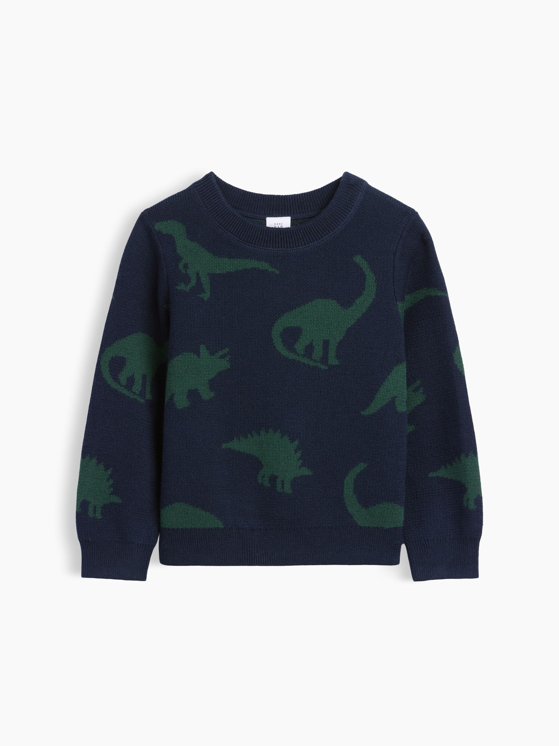 Navy Dinosaur - Crew Neck Jumper