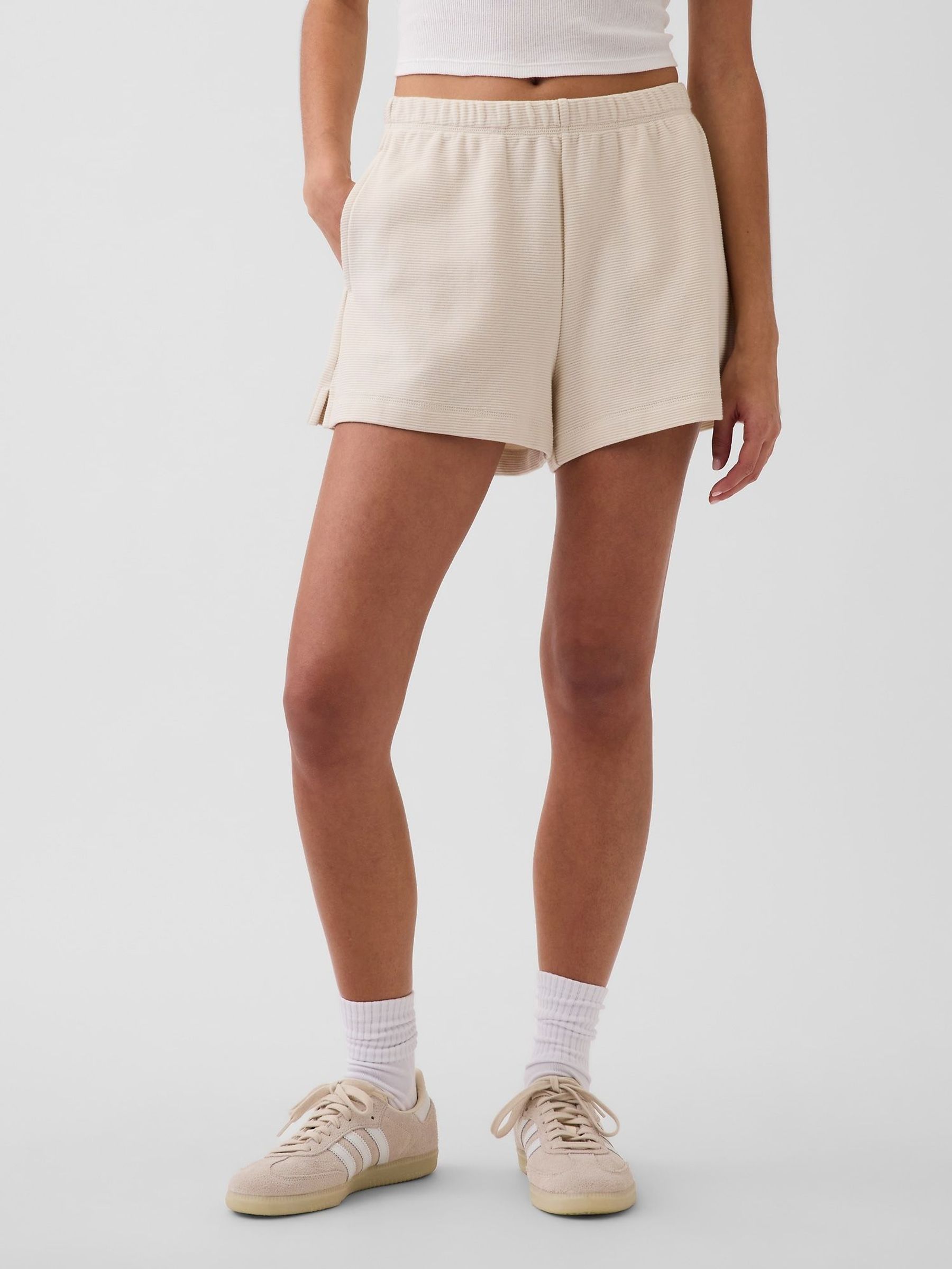 Cream - Relaxed Easy Shorts