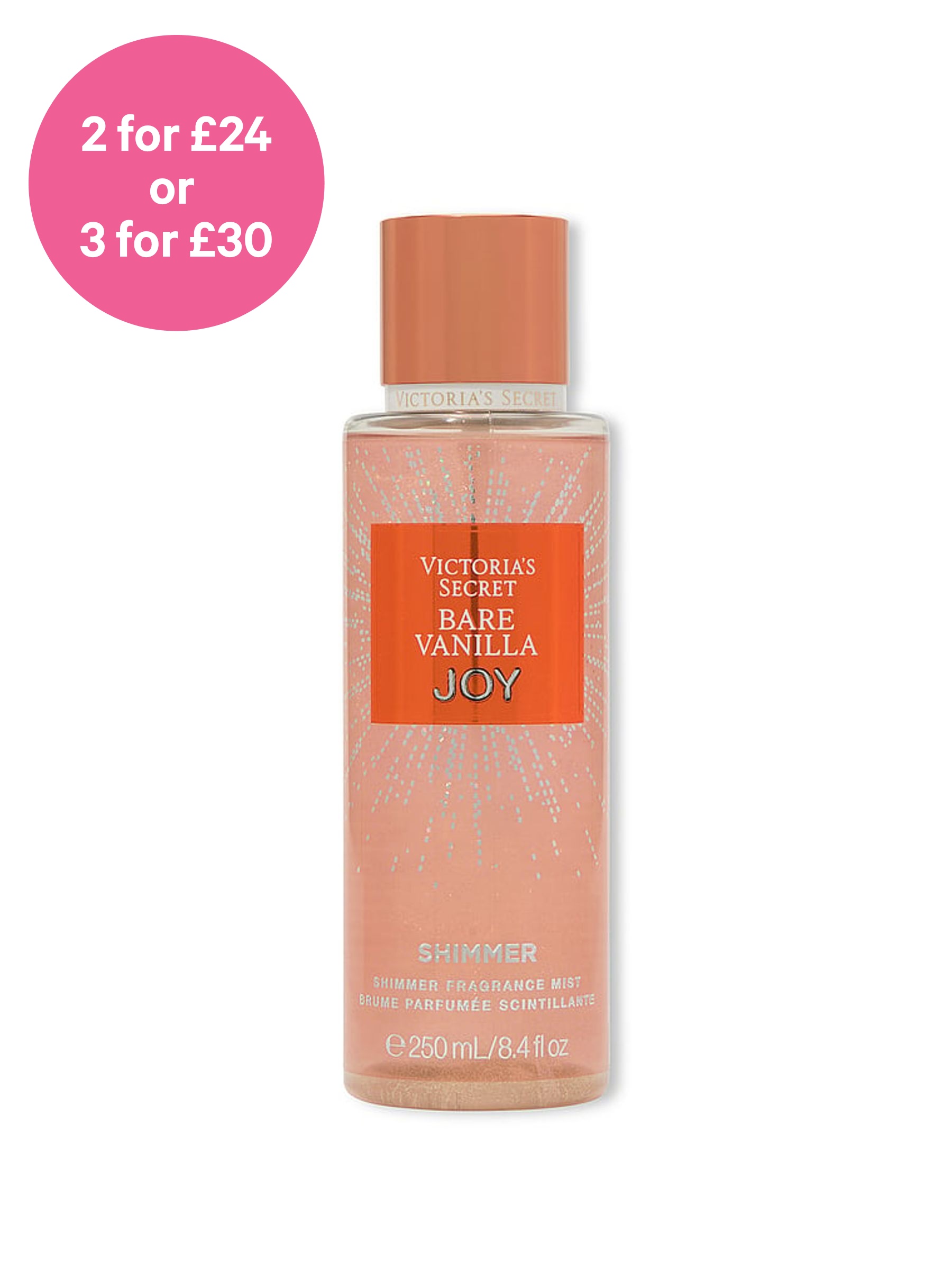 Bare Vanilla - Joy Shimmer Body Mist 250ml