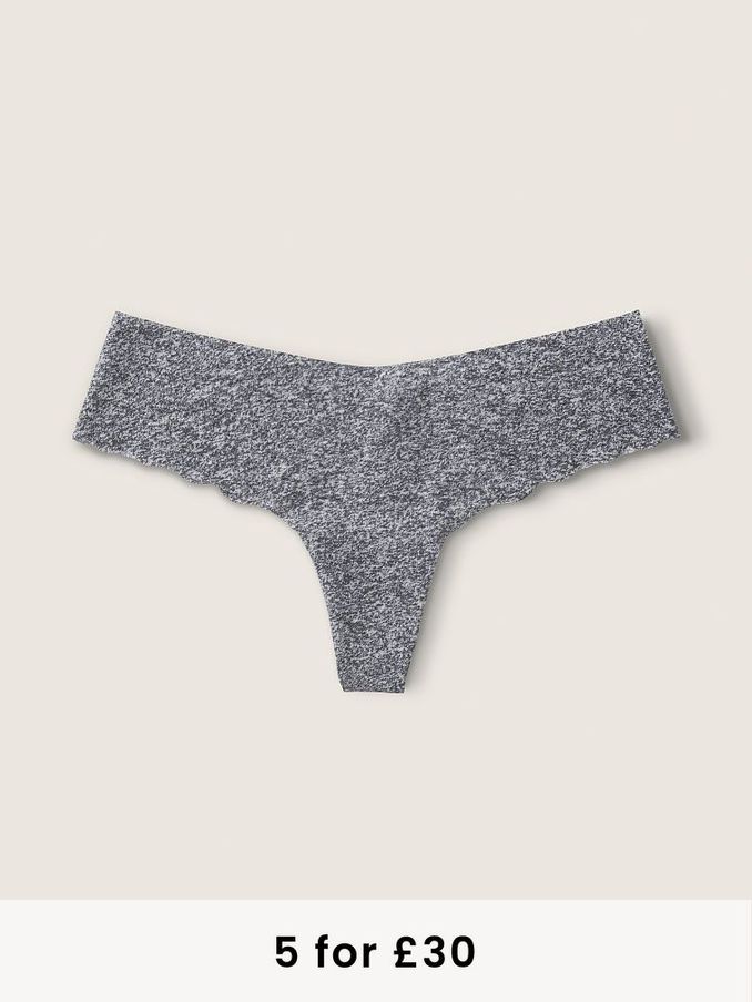 Grey No-Show Thong (R57963) | £3