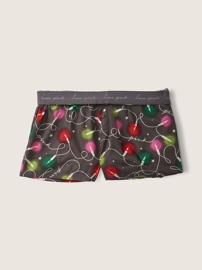 Dark Charcoal Flannel Pyjama Short (R65591) | £7