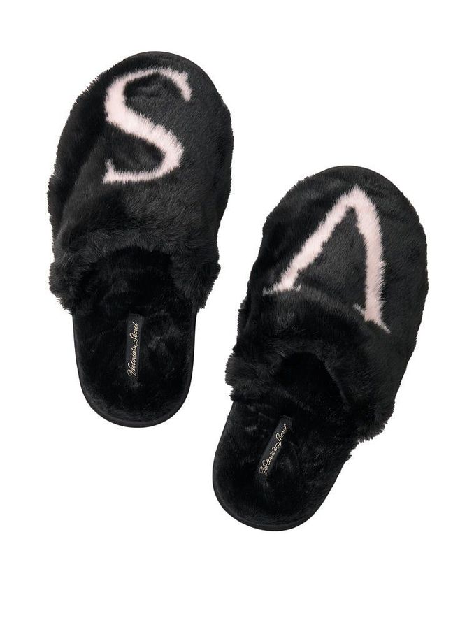 Black Closed Toe Slipper (R65712) | £17