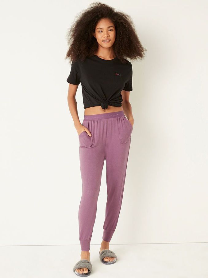 Mauve Ice Cozy Sleep Jogger (R73014) | £18