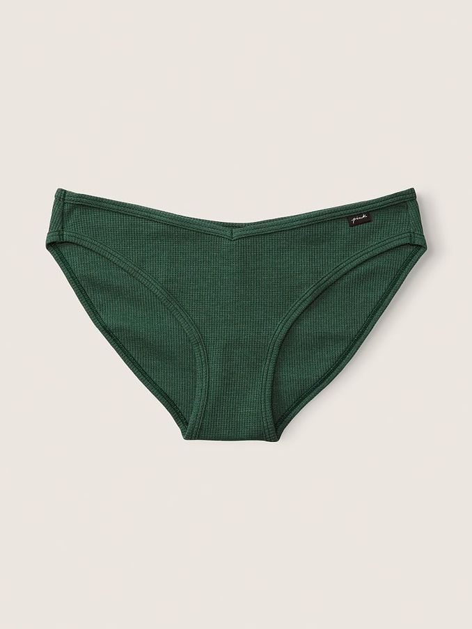 Green Cotton Bikini Knickers (R74771) | £4