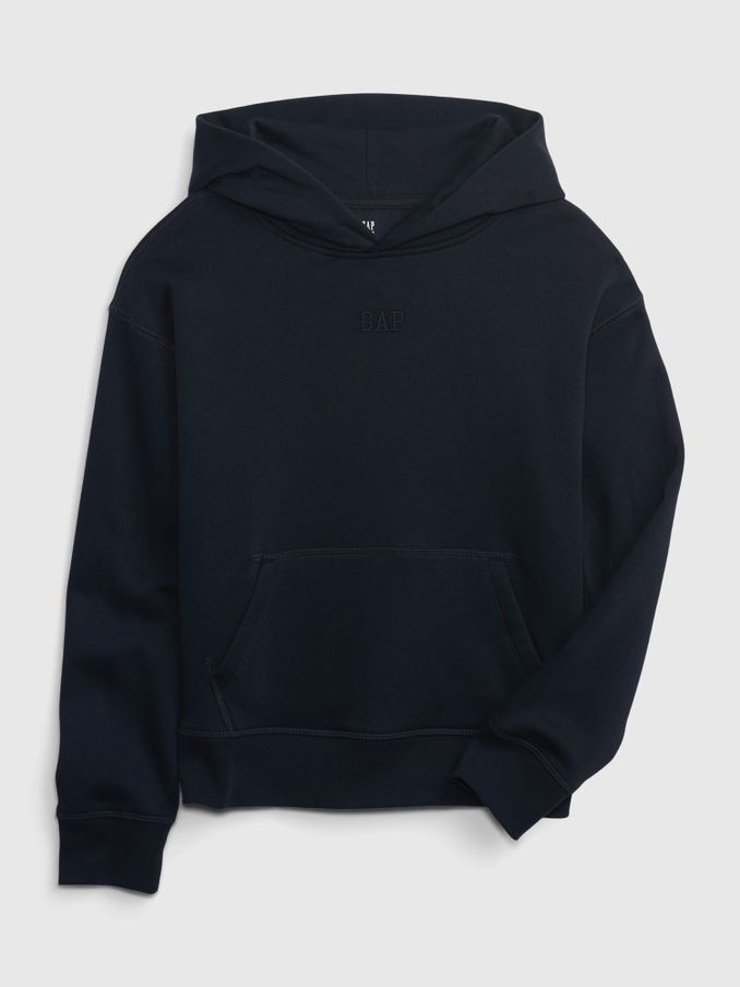 Navy Blue Mini Logo Hoodie (4-13yrs) (R80580) | £14