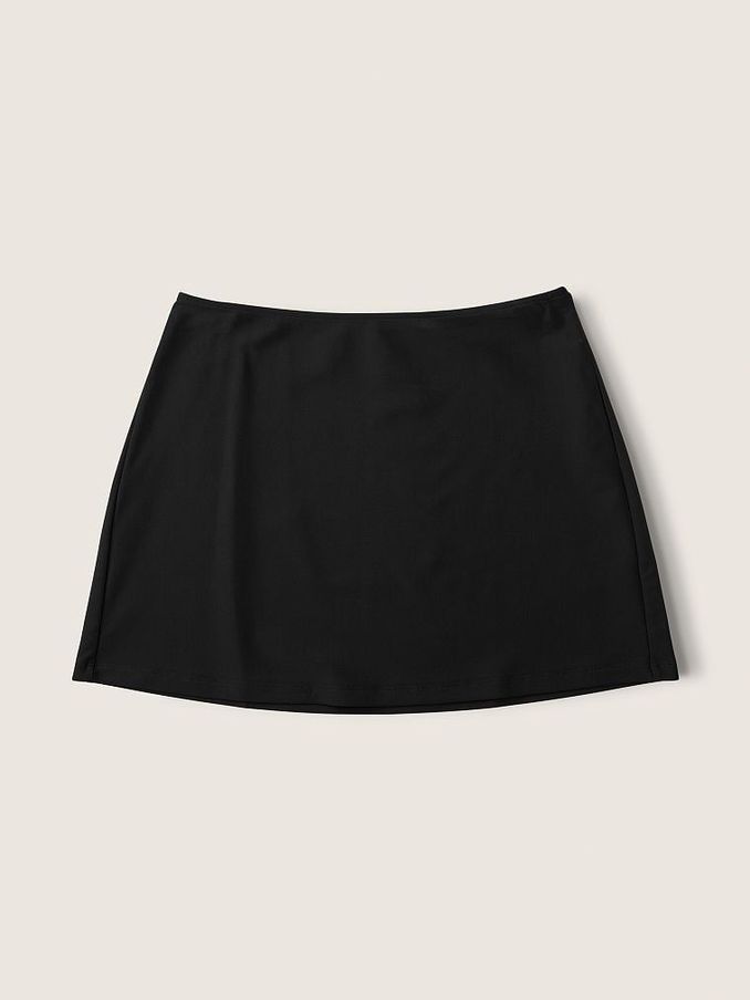 Black High Waist Swim Mini Skirt (R80710) | £20