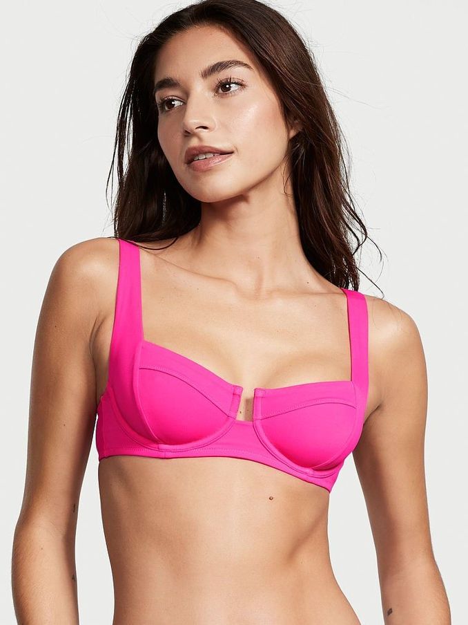 Forever Pink Balconette Swim Bikini Top (R82473) | £25