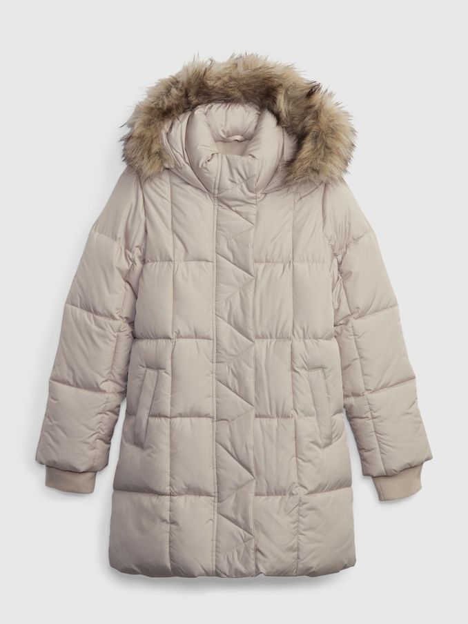 Beige Heavy Weight Parka Coat (4-13yrs) (R82499) | £38