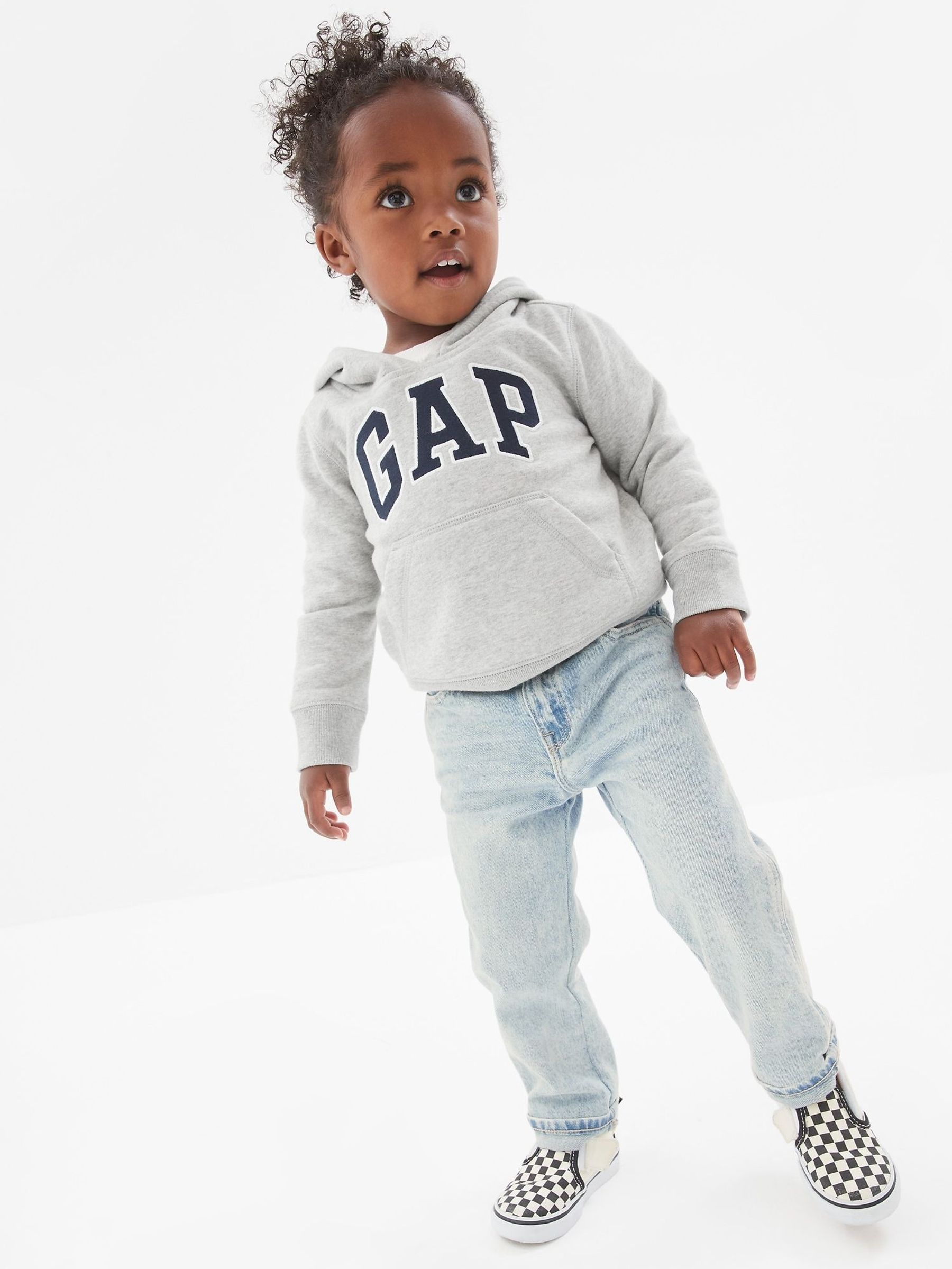 Light Grey Logo Hoodie (6mths-5yrs) (R92969) | £18