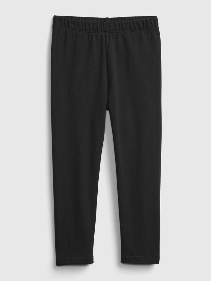 Black Full Length Basic Cotton Leggings (6mths-5yrs) (R92980) | £10