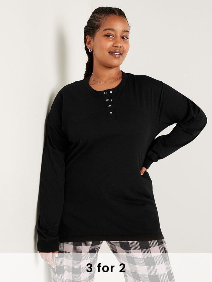 Black Long Sleeve T-Shirt (RJ0135) | £15