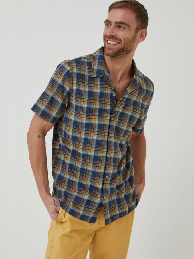 Blue Kilcoy Check Shirt (T54627) | £25