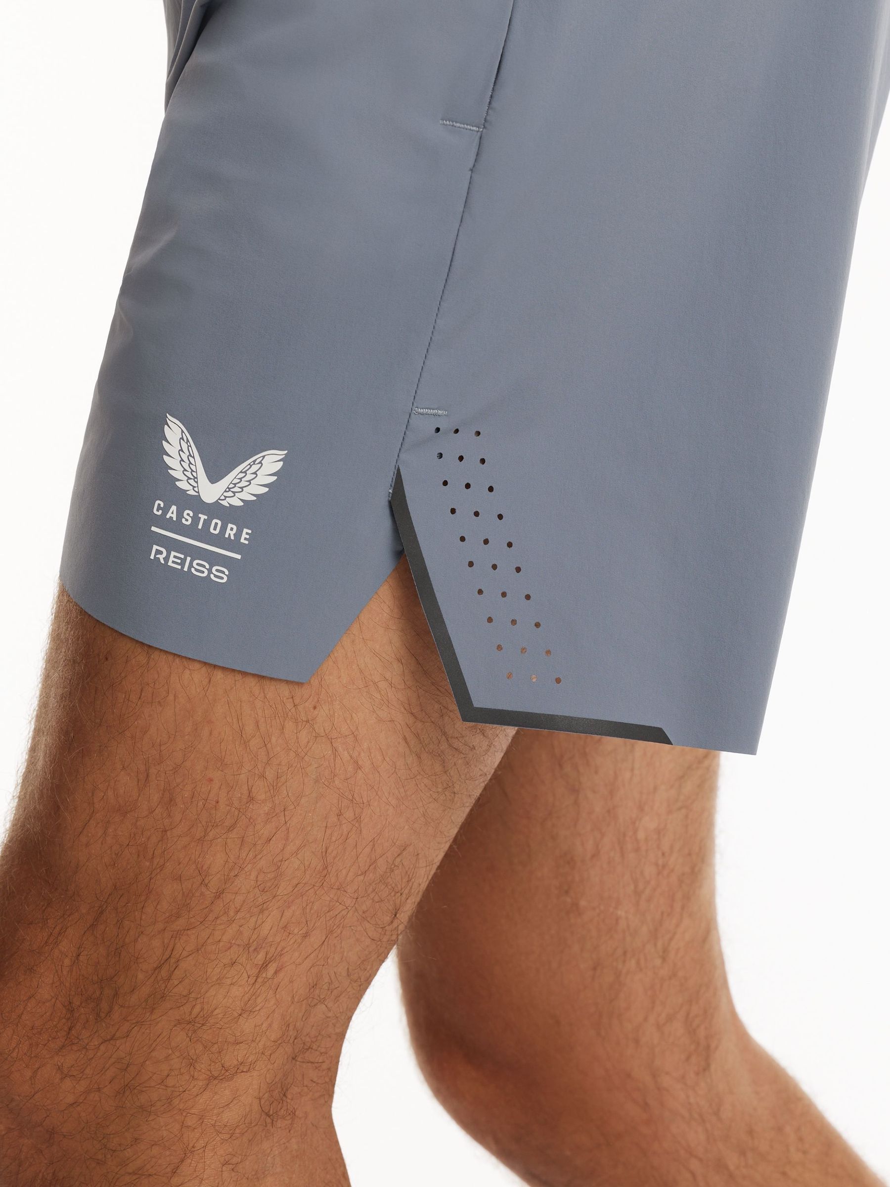 Blue - Regular Reiss | Castore 5-inch Training Shorts