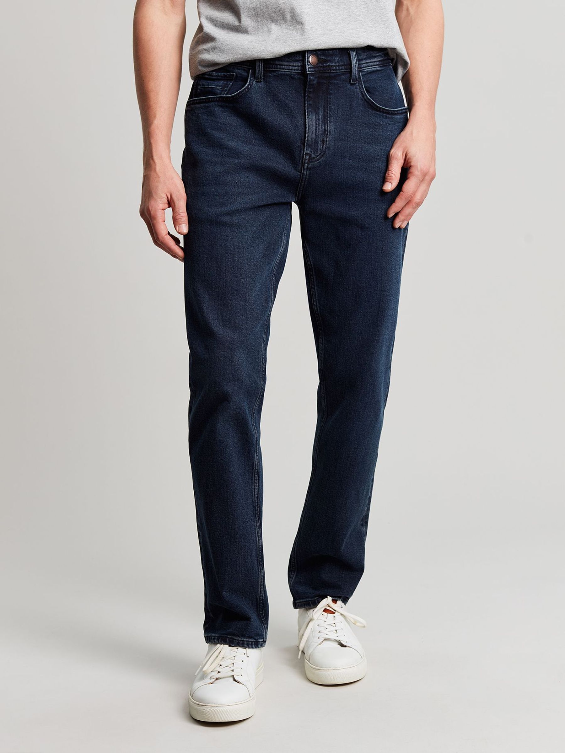 Oakham Ink Wash Blue Slim Fit Five Pocket Denim Jeans (T79710) | £49.95