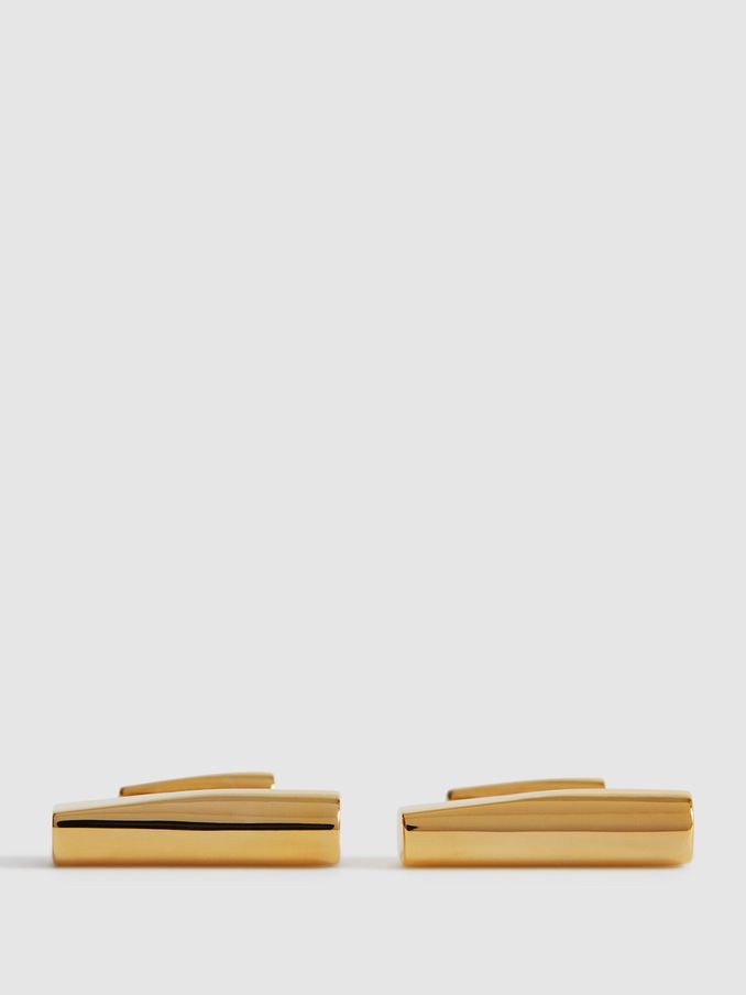 Bar Cufflinks in Gold (U71820) | £58