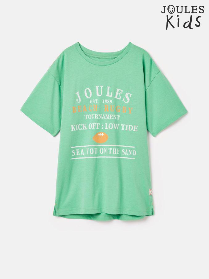 Boys' Ben Green Short Sleeve T-Shirt (U73137) | £9 - £10