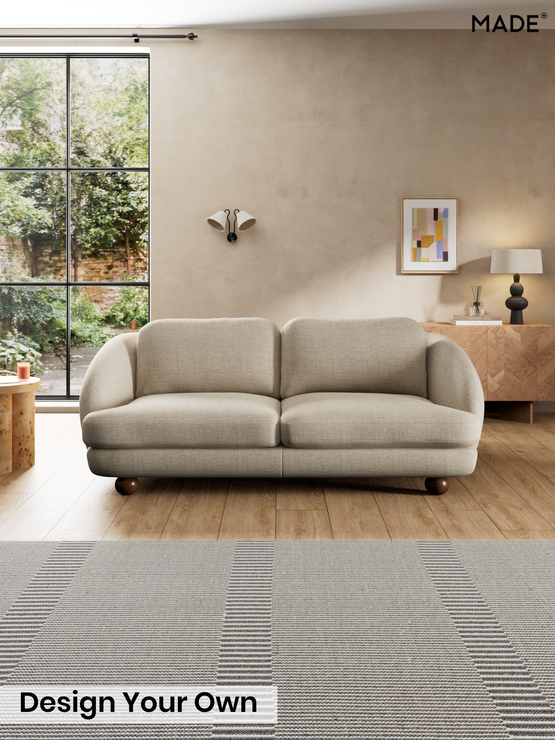 Basket Weave/Mid Natural - Madris By Made